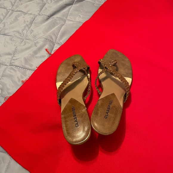 Classified Tan Braided Women's Sandals - Picture 1 of 4